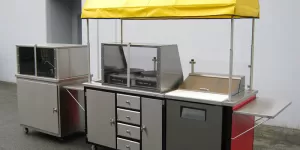 California Electric Crepe Cart - Food Carts by Apollo Custom Manufacturing